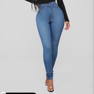 Fashion nova classic high waisted skinny jeans